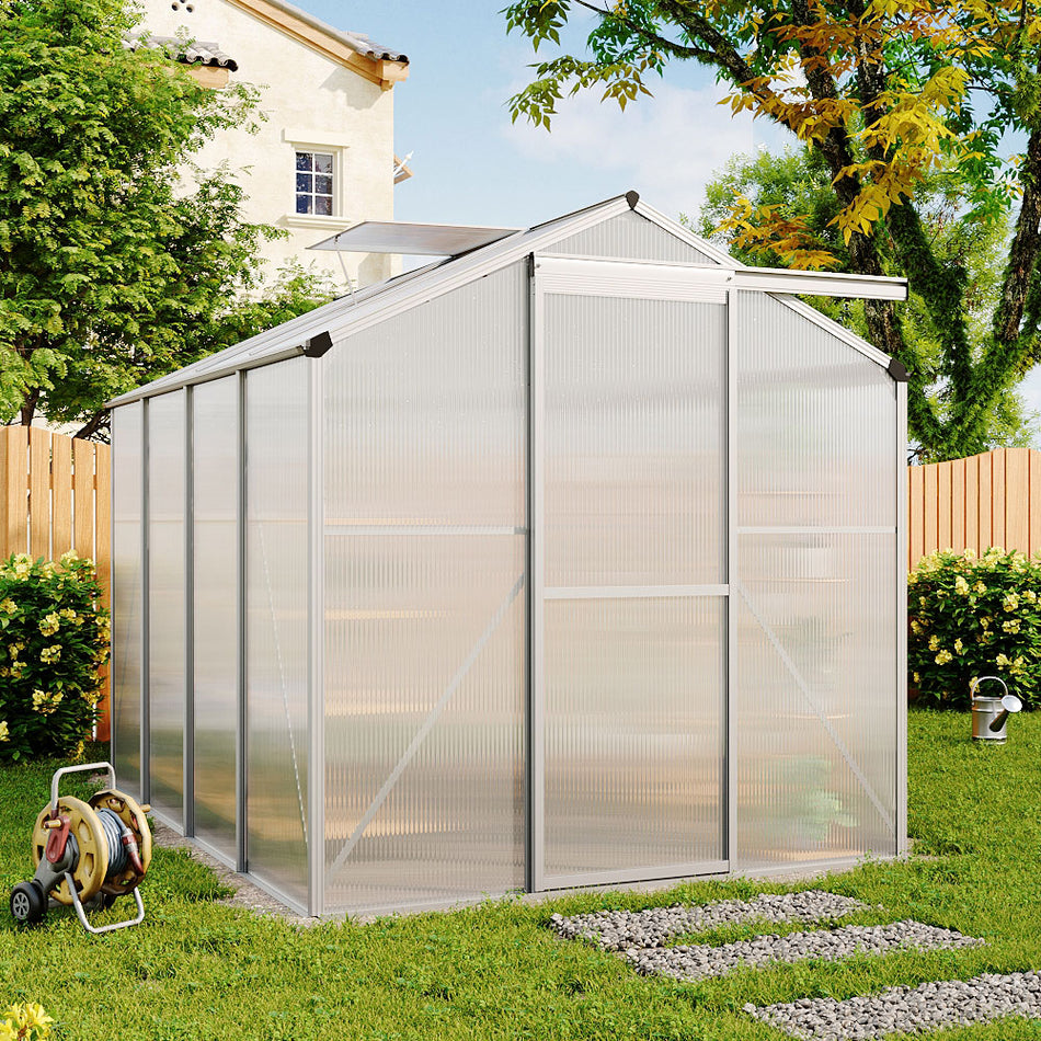 Aluminium Hobby One Vent Greenhouse without Base