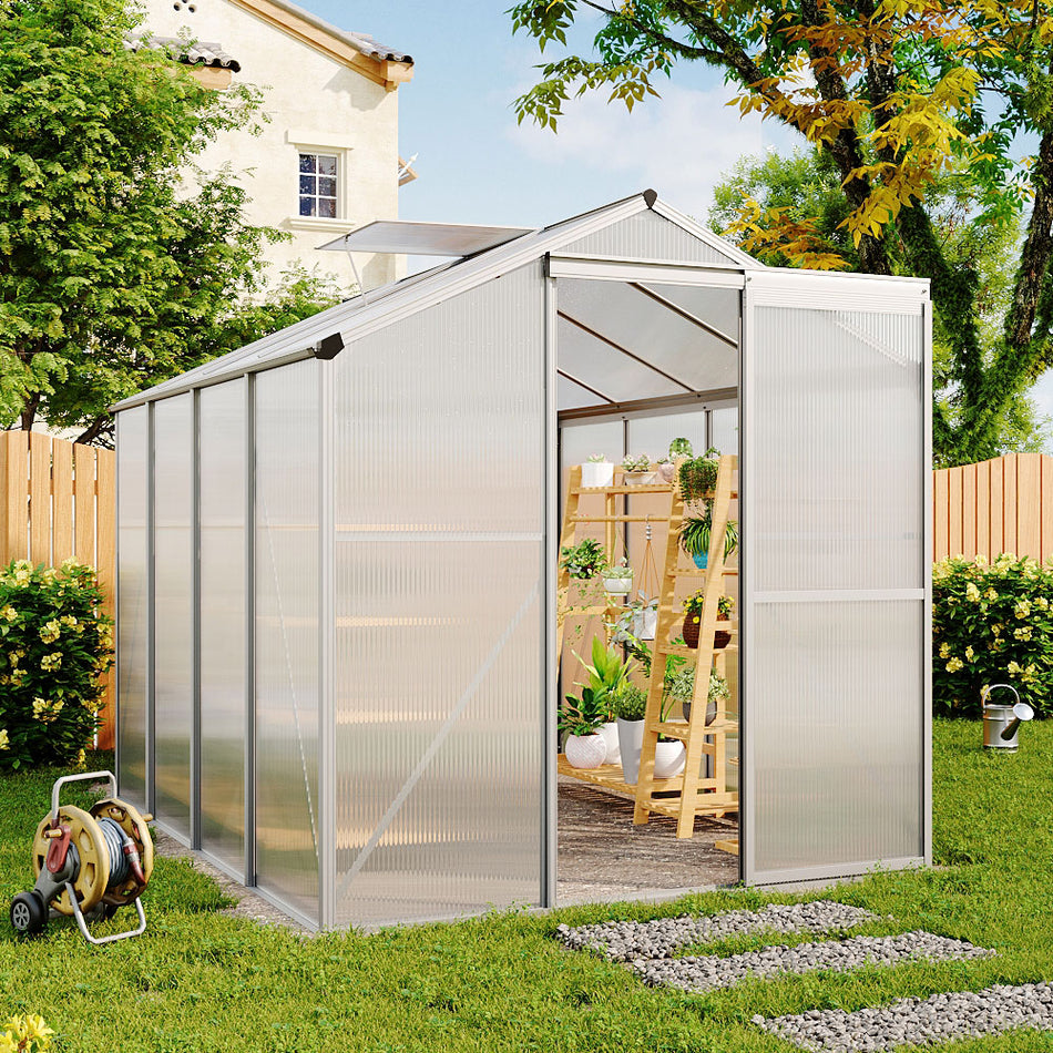 Aluminium Hobby One Vent Greenhouse without Base